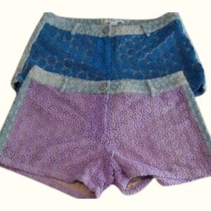 NEW WITH TAGS -  2 pair of embroidered shorts